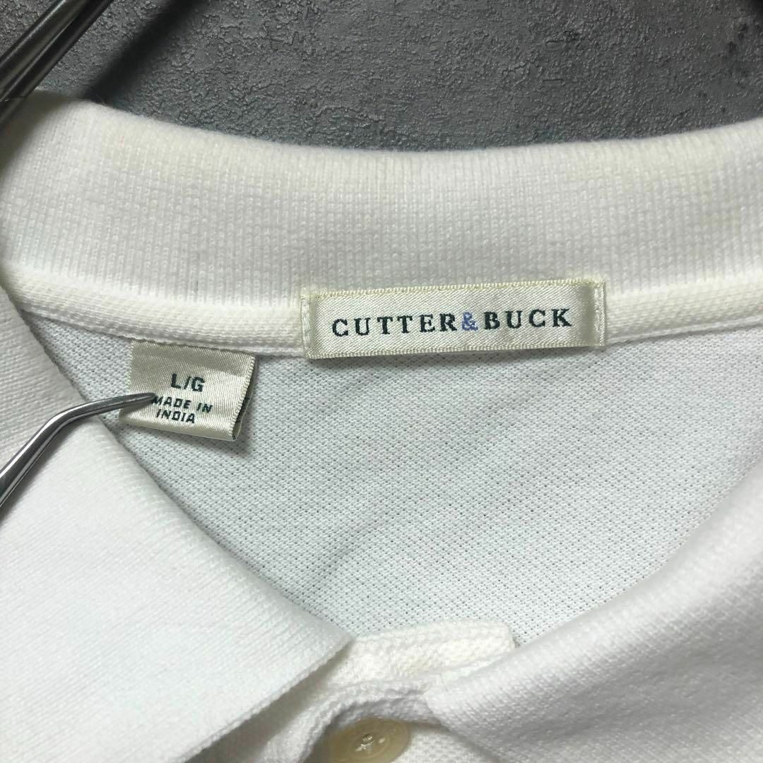 CUTTER & BUCK(カッターアンドバック)の【CUTTER&BUCK】Lsize ポロシャツ ホワイト NCAA US古着 メンズのトップス(ポロシャツ)の商品写真