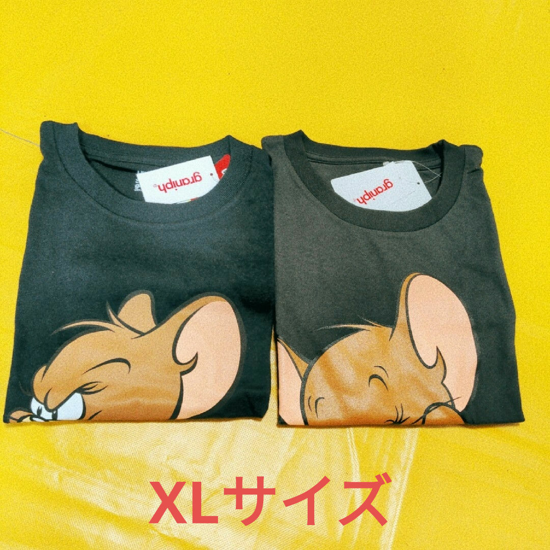 新品！グラニフ トムとジェリー スマイル＆アングリー XLサイズ Tシャツ