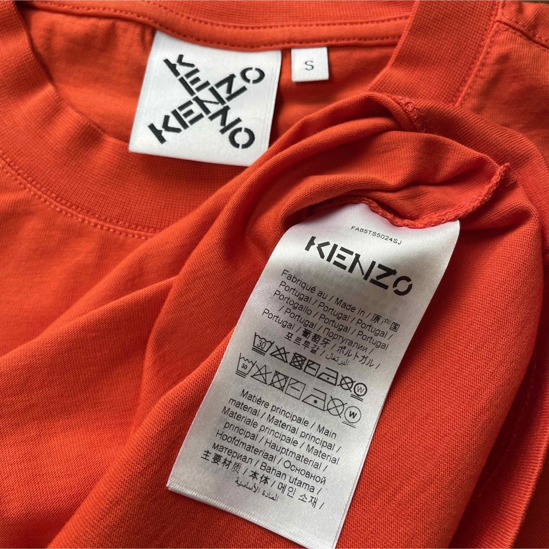 KENZO(ケンゾー)のKENZO ケンゾー　クロスロゴ　オレンジ　Tシャツ メンズのトップス(Tシャツ/カットソー(半袖/袖なし))の商品写真