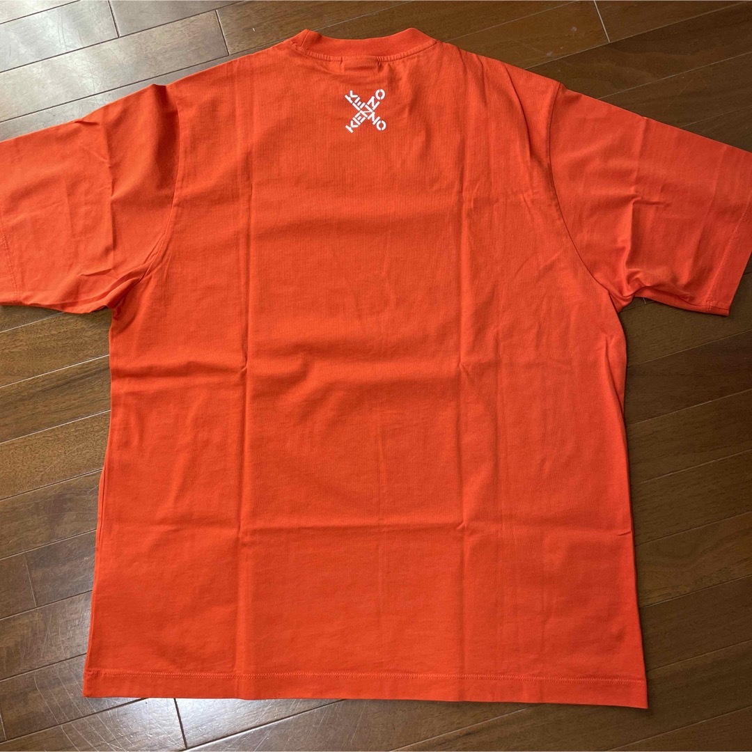 KENZO - KENZO ケンゾー クロスロゴ オレンジ Tシャツの通販 by