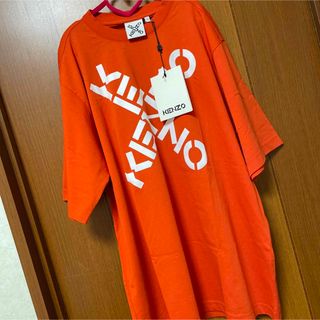 ケンゾー(KENZO)のKENZO ケンゾー　クロスロゴ　オレンジ　Tシャツ(Tシャツ/カットソー(半袖/袖なし))