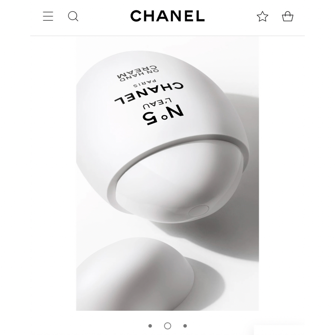 CHANEL(シャネル)のCHANEL ハンドクリーム　N°5 ロー コスメ/美容のボディケア(ハンドクリーム)の商品写真