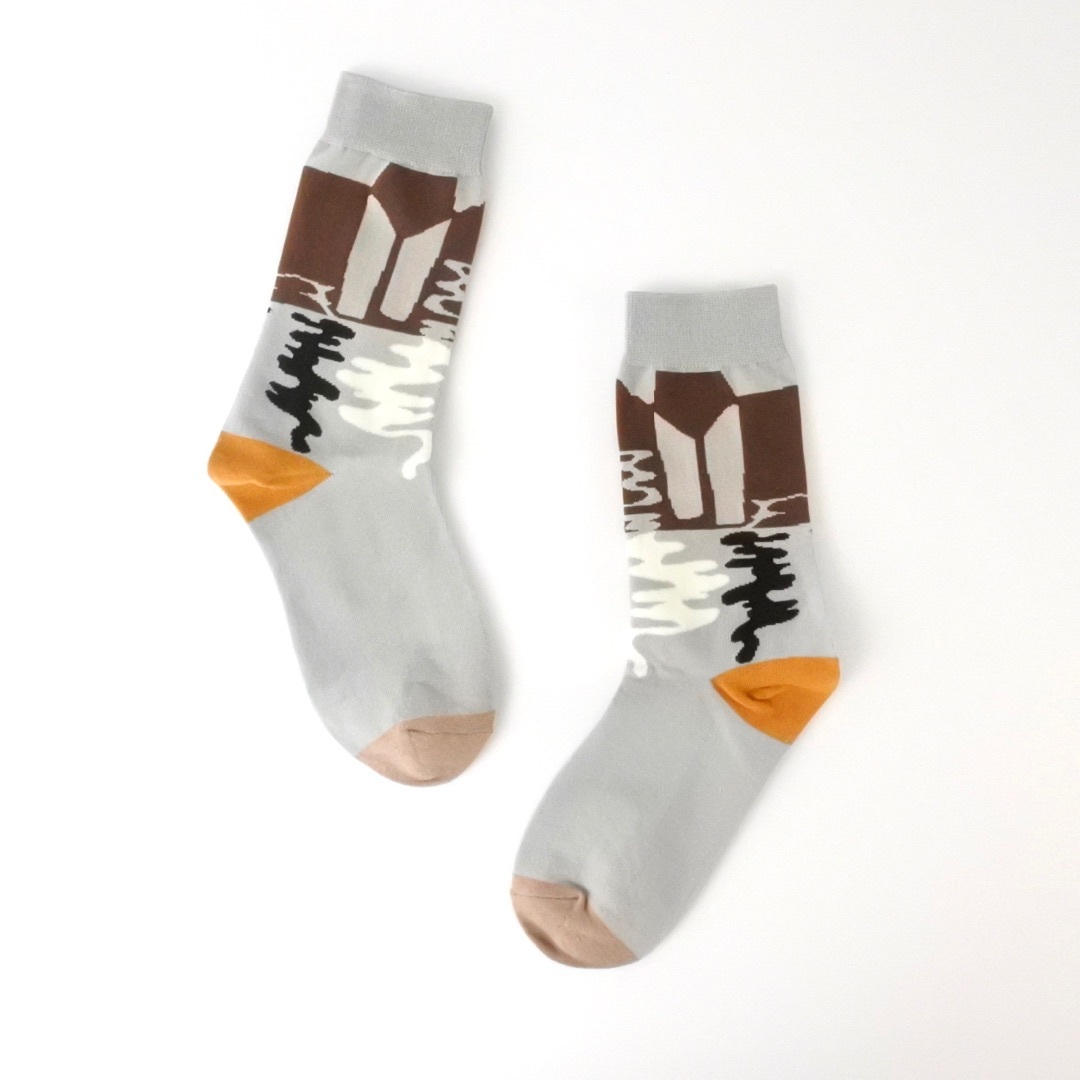 ドローイング ソックス (ウォーター) レディース 靴下 socks sox メンズのレッグウェア(ソックス)の商品写真