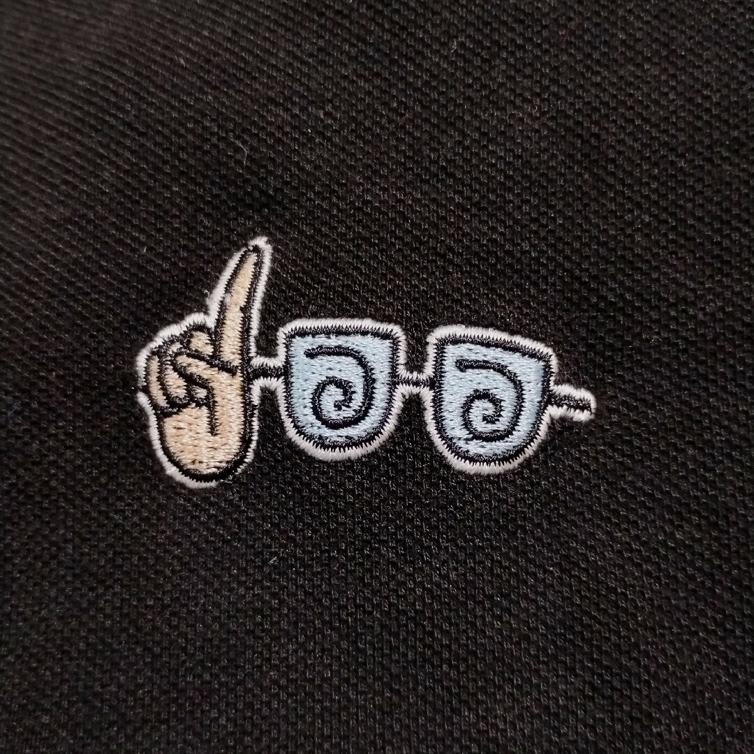 Design Tshirts Store graniph(グラニフ)のgraniph × ちびまる子ちゃん　ポロシャツ　丸尾くん　コラボ　ユニセックス メンズのトップス(ポロシャツ)の商品写真