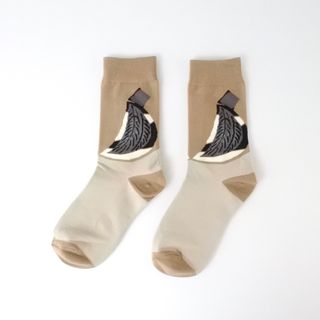 ドローイング ソックス (シルエット) レディース 靴下 socks sox(ソックス)