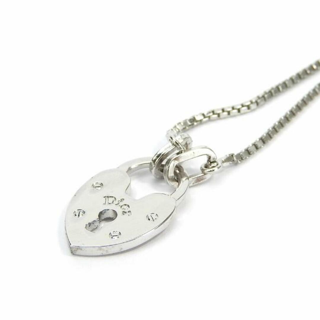 Dior - 【中古】クリスチャンディオール ネックレス ハートカデナ 鍵穴