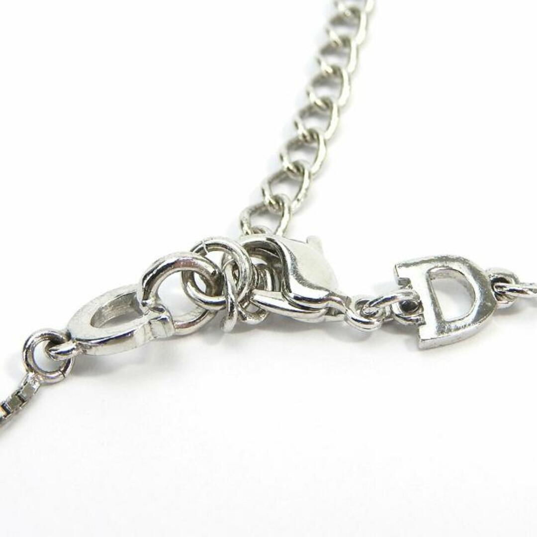 【中古】クリスチャンディオール ネックレス ハートカデナ 鍵穴モチーフ シルバー メッキ アクセサリー ジュエリー レディース 女性 Christian Dior necklace accessories