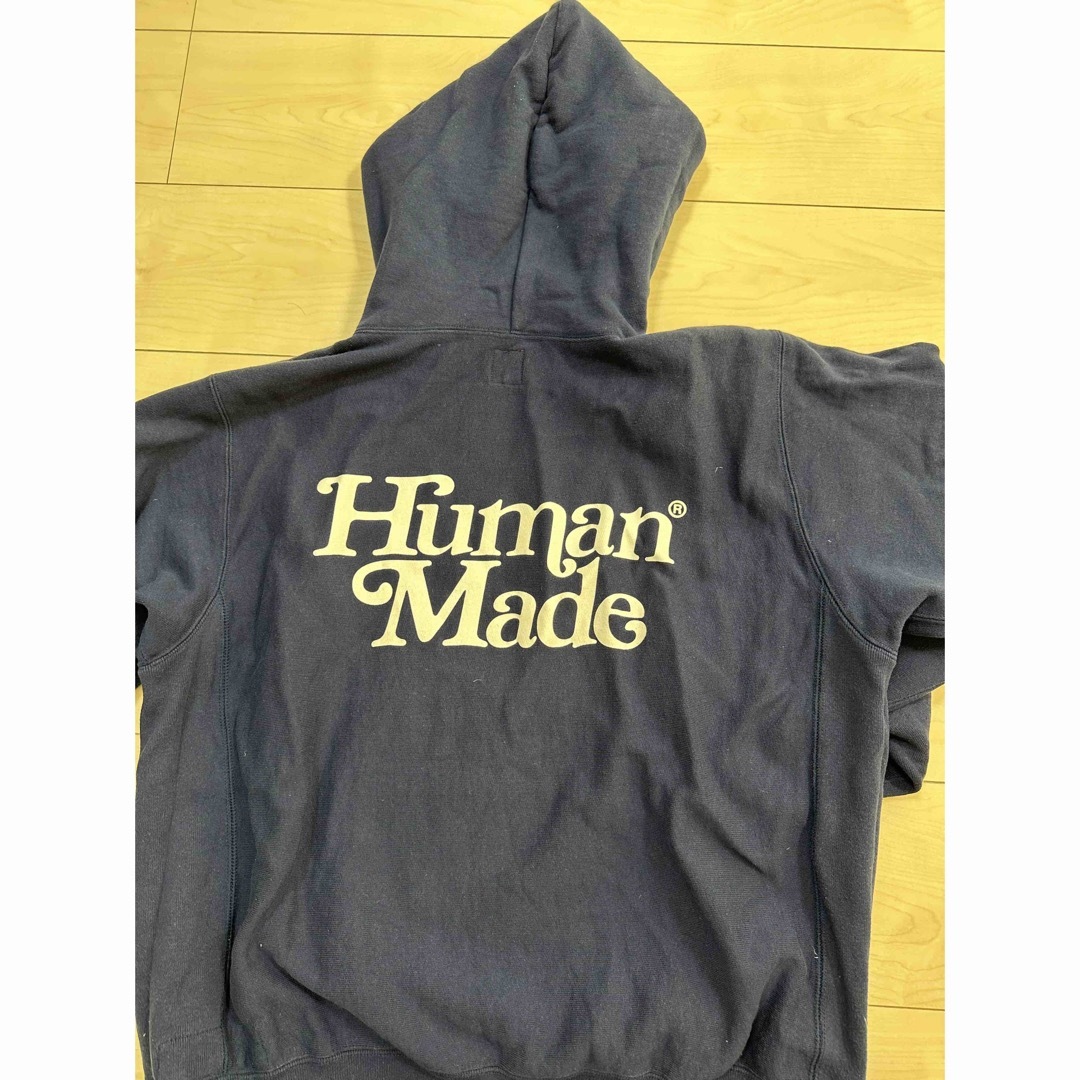 Human made × Girls don't cry フーディー