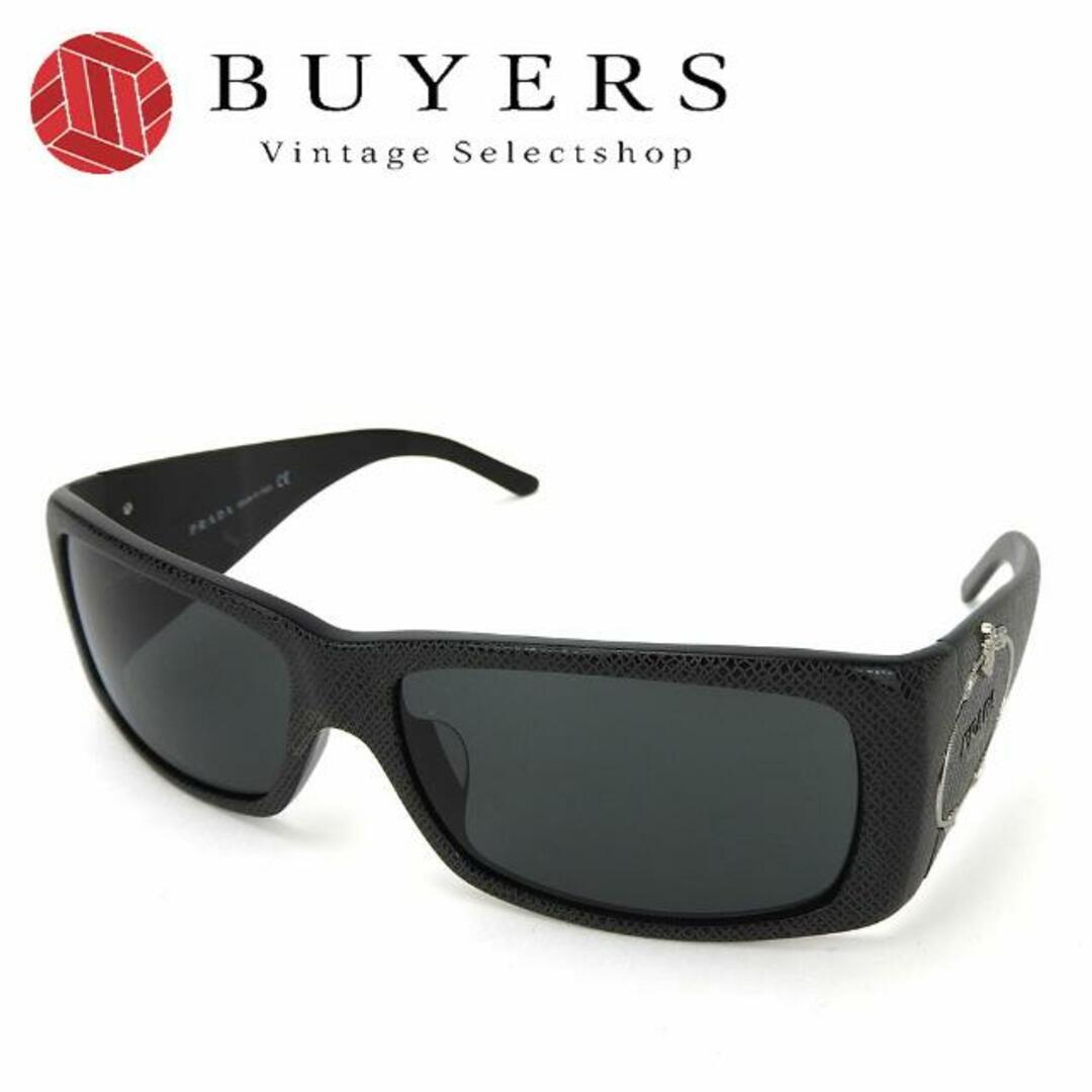 【中古】 プラダ サングラス SPR11H 7JS-1A1 57□14 プラスチック ブラック 小物 シンプル アクセサリー ジュエリー レディース 女性 PRADA Sunglasses | フリマアプリ ラクマ