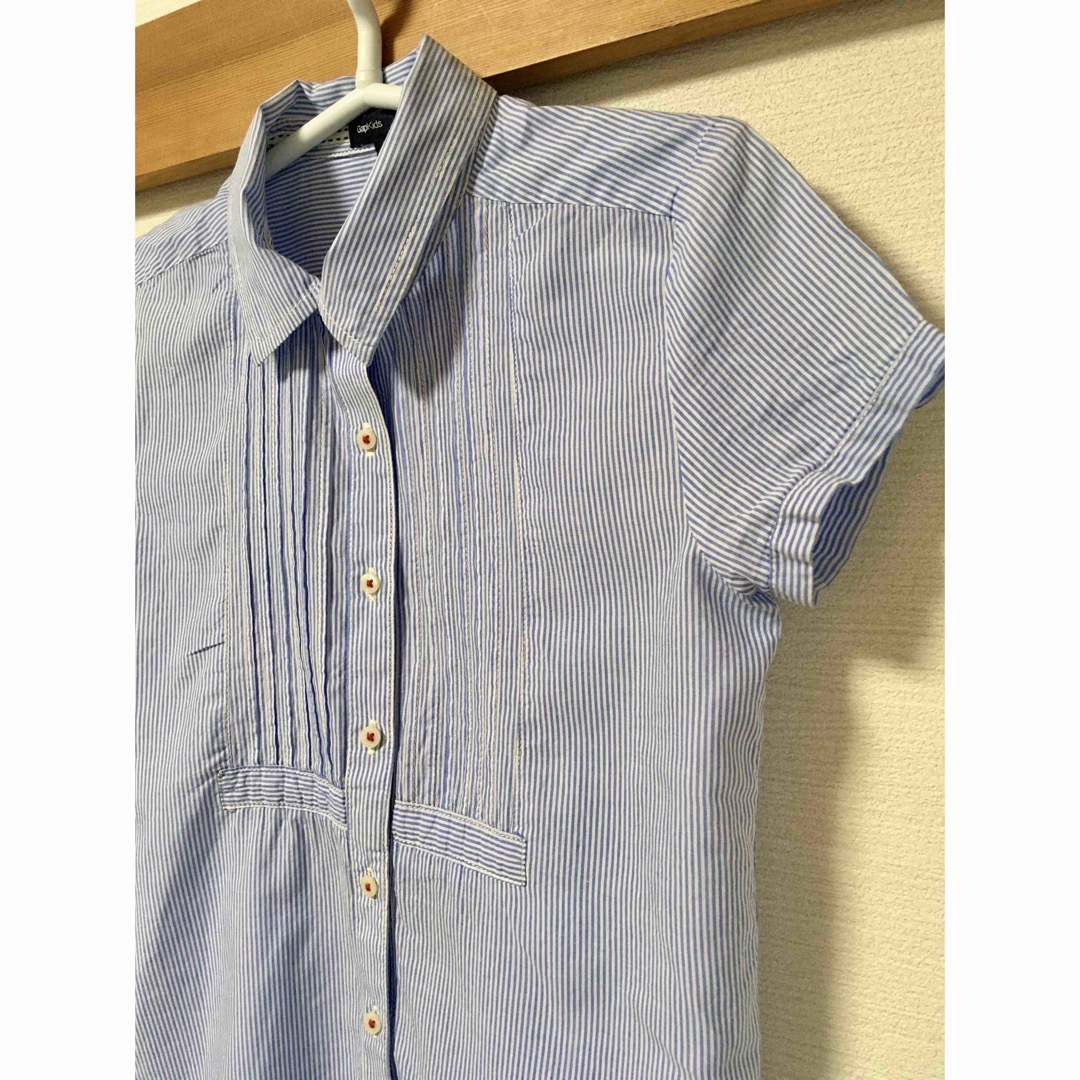 GAP Kids(ギャップキッズ)のGapKids 半袖ブラウス　130 キッズ/ベビー/マタニティのキッズ服女の子用(90cm~)(ブラウス)の商品写真