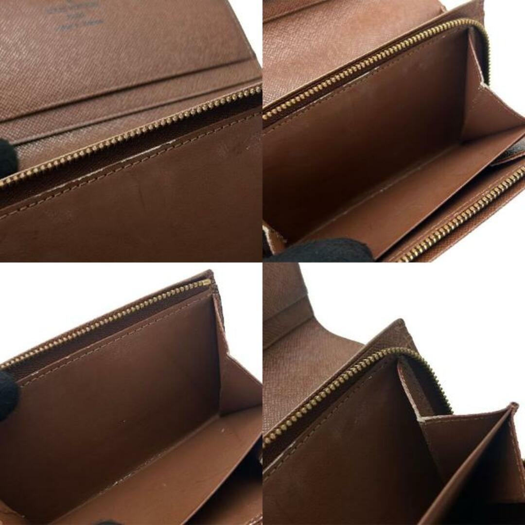 【中古】 ルイヴィトン 二つ折り 財布 コンパクト ウォレット L字ファスナー ポルトモネ・ビエトレゾール M61730 モノグラム 普段使い 小物 女性 レディース ビトン LV LOUIS VUITTON Wallet Monogram PVC