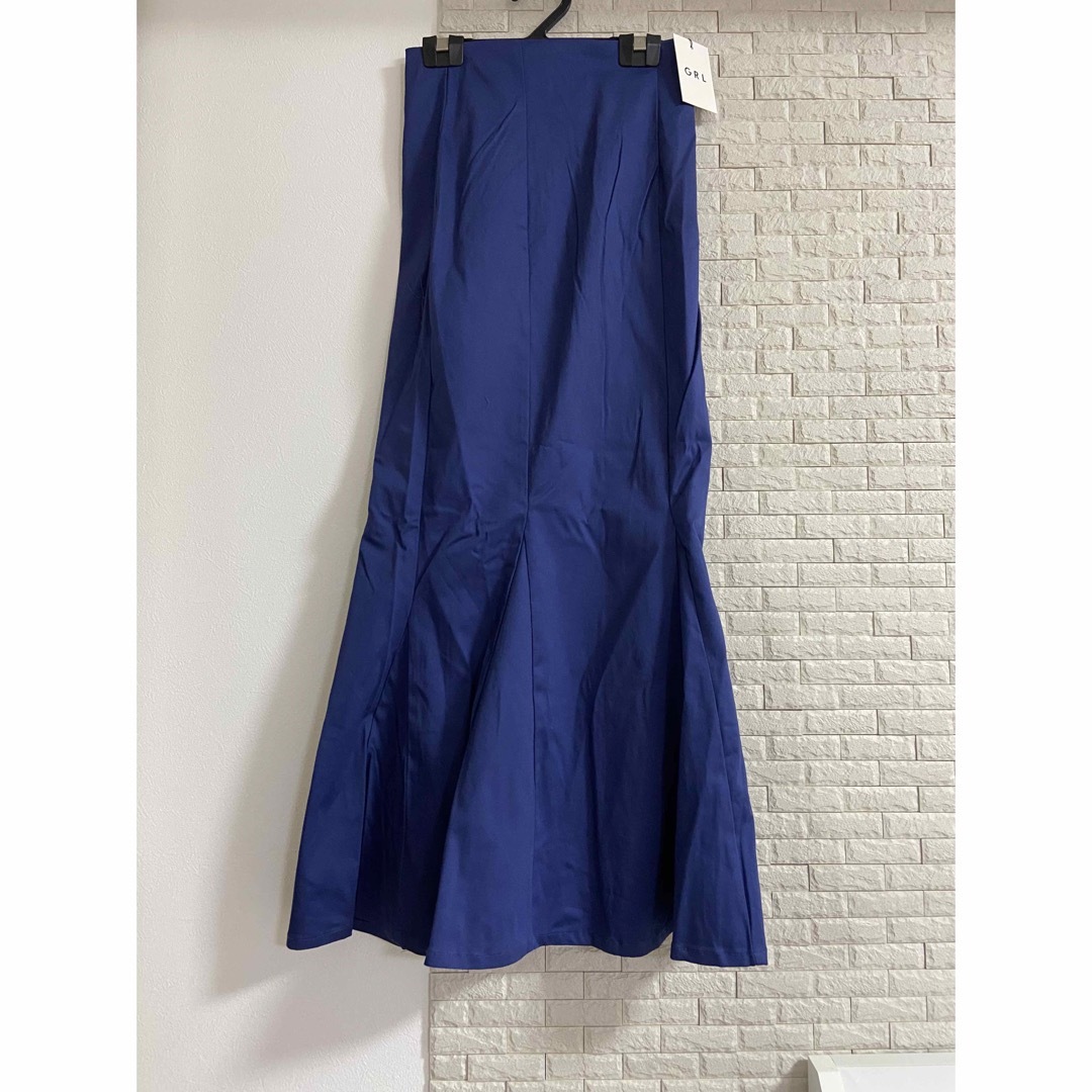 GRL(グレイル)のGRL ハイウエスト マーメイド ツイル スカート　[rut850] レディースのスカート(ロングスカート)の商品写真