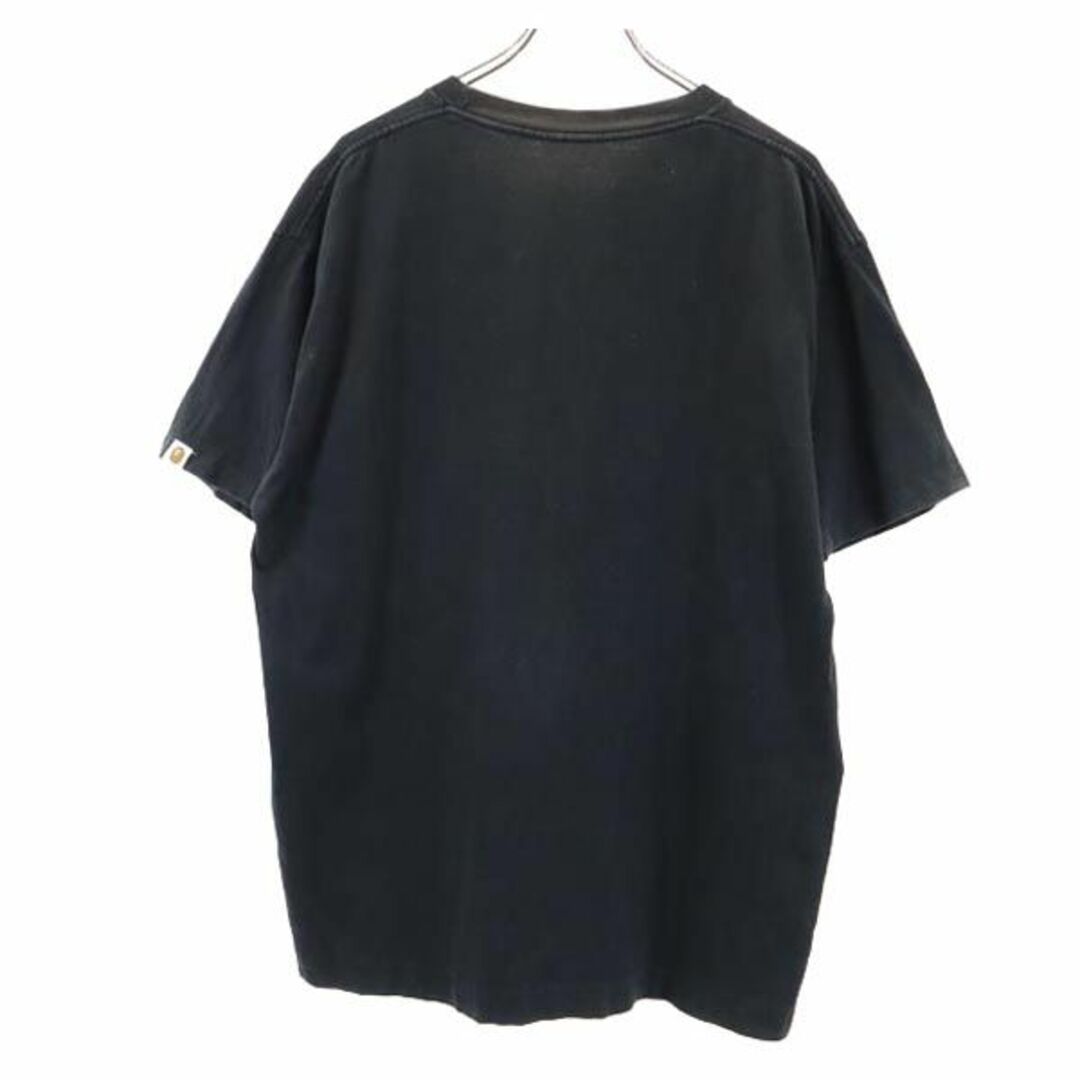 ベイプ 日本製 プリント 半袖 Tシャツ XL 黒 BAPE アベイシングエイプ A BATHING APE メンズ   【230703】 メール便可 1