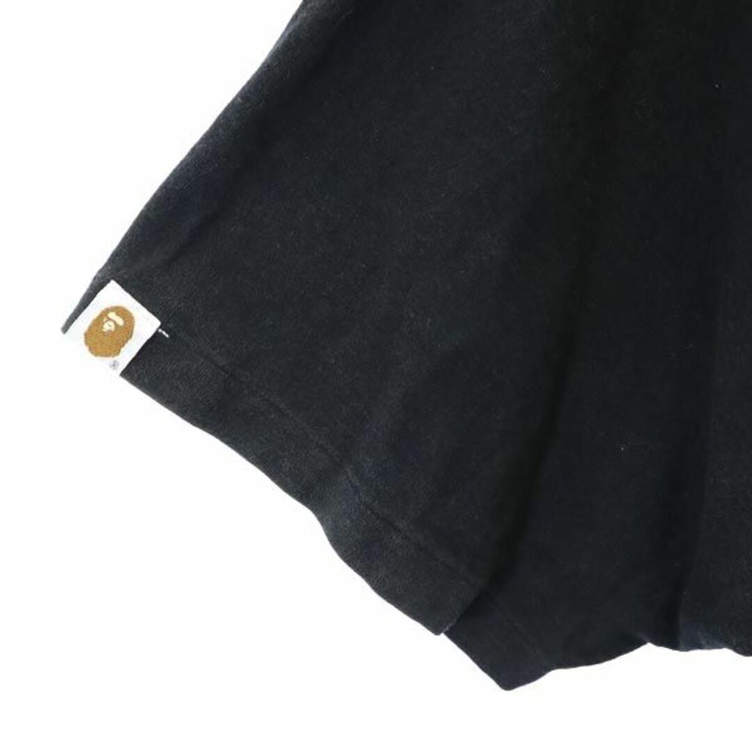 ベイプ 日本製 プリント 半袖 Tシャツ XL 黒 BAPE アベイシングエイプ A BATHING APE メンズ   【230703】 メール便可 3