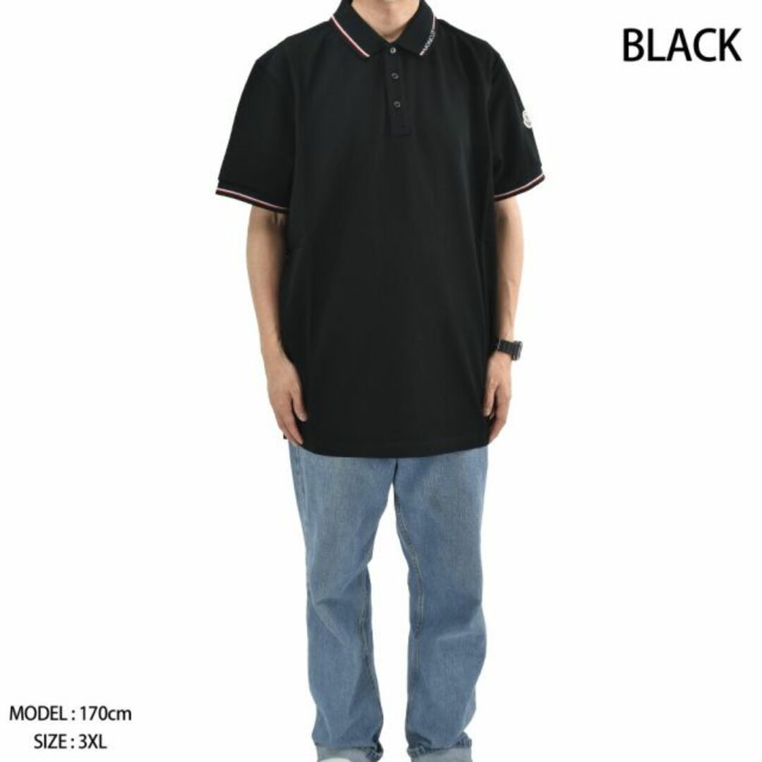 MONCLER(モンクレール)の【BLACK】モンクレール MONCLER ポロシャツ メンズのトップス(ポロシャツ)の商品写真