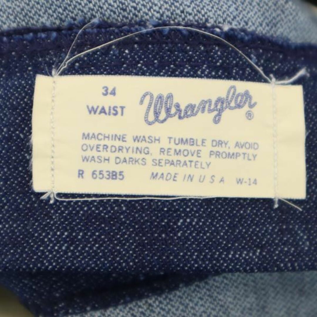 Wrangler - ラングラー 90s オールド USA製 カットオフ デニム調