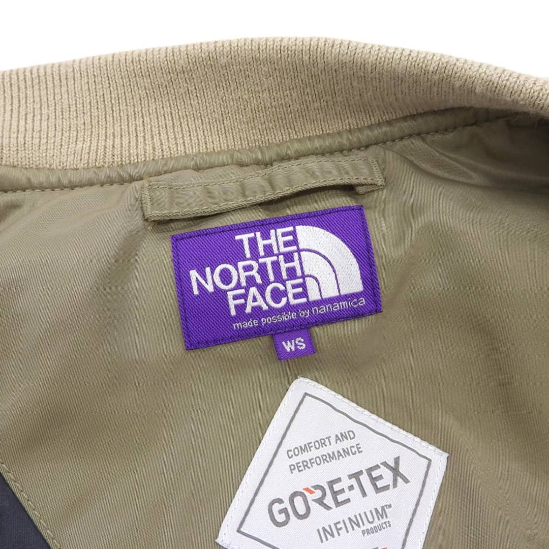 THE NORTH FACE(ザノースフェイス)の【本物保証】 新品同様 ノースフェイス THE NORTH FACE ロング ジャケット ゴアテックス カーキ ベージュ WS NAW2150N もこもこ レディース レディースのジャケット/アウター(その他)の商品写真