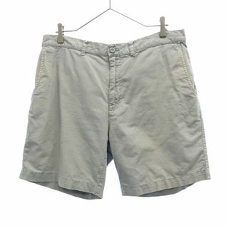 パタゴニア(patagonia)のパタゴニア ロゴワッペン ショートパンツ w34 グレー patagonia アウトドア メンズ 【中古】  【230703】(ワークパンツ/カーゴパンツ)