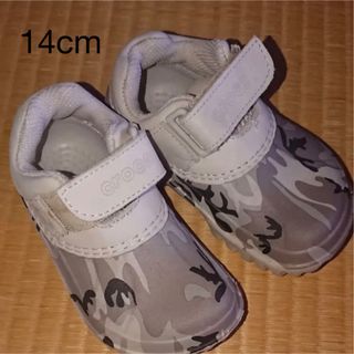 クロックス(crocs)のクロックス　スニーカー風　レインシューズ　雨　泥遊び　14cm(スニーカー)