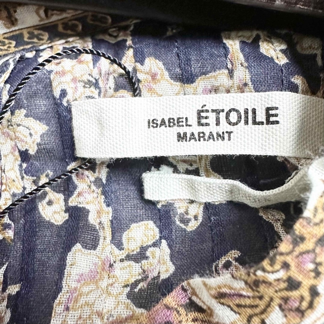 Isabel Marant(イザベルマラン)の《未使用》ISABEL MARANT コットンボイル フラワープリントワンピース レディースのワンピース(ロングワンピース/マキシワンピース)の商品写真