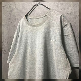 ナイキ(NIKE)の【NIKE】ロゴワンポイント Tシャツ グレー US古着 Msize(Tシャツ/カットソー(半袖/袖なし))