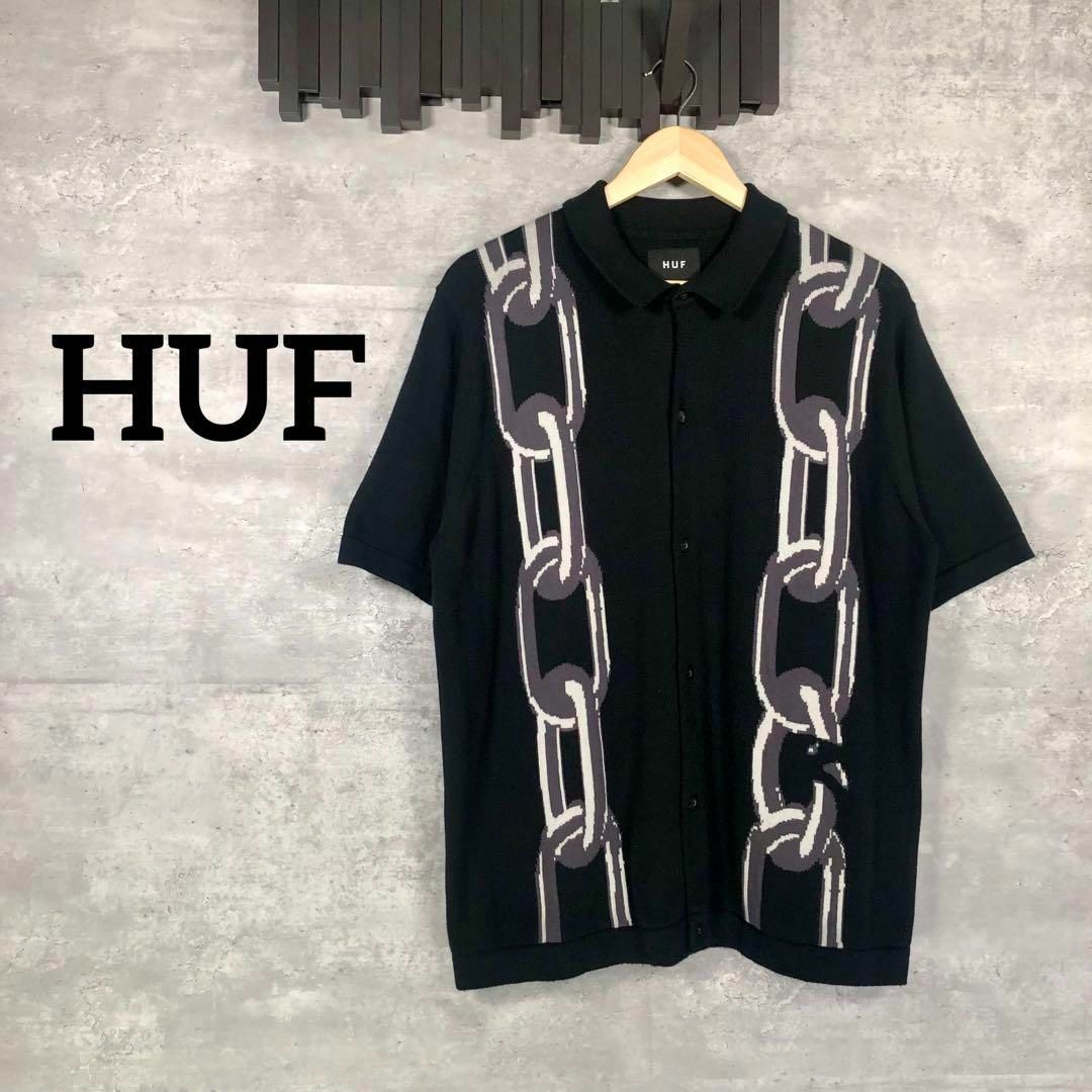 『HUF』ハフ (M) チェーンリンクニットセーター / シャツ