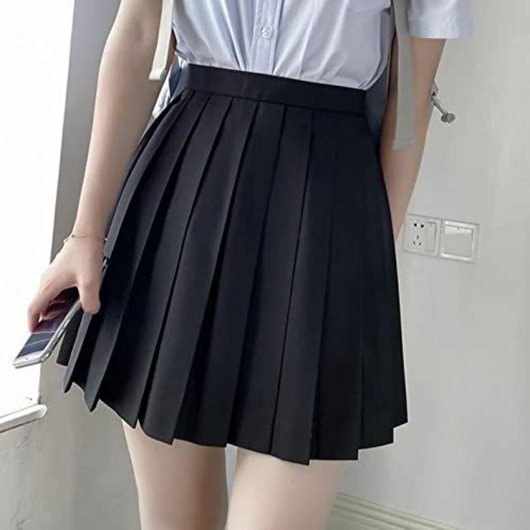 Sharphon 制服 スカート 4245486080CM丈 黒 紺 灰色 3色 3