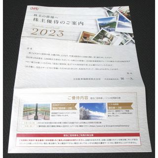 日本駐車場開発　株主優待　冊子一式　(その他)