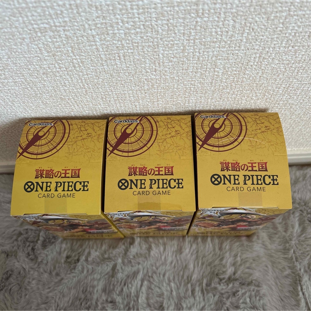 ワンピースカードゲーム 謀略の王国 未開封3BOX - Box/デッキ/パック