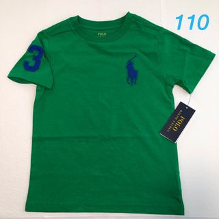 ポロラルフローレン(POLO RALPH LAUREN)の新作◆ラルフローレンビッグポニーTシャツ グリーン 4T/110(Tシャツ/カットソー)