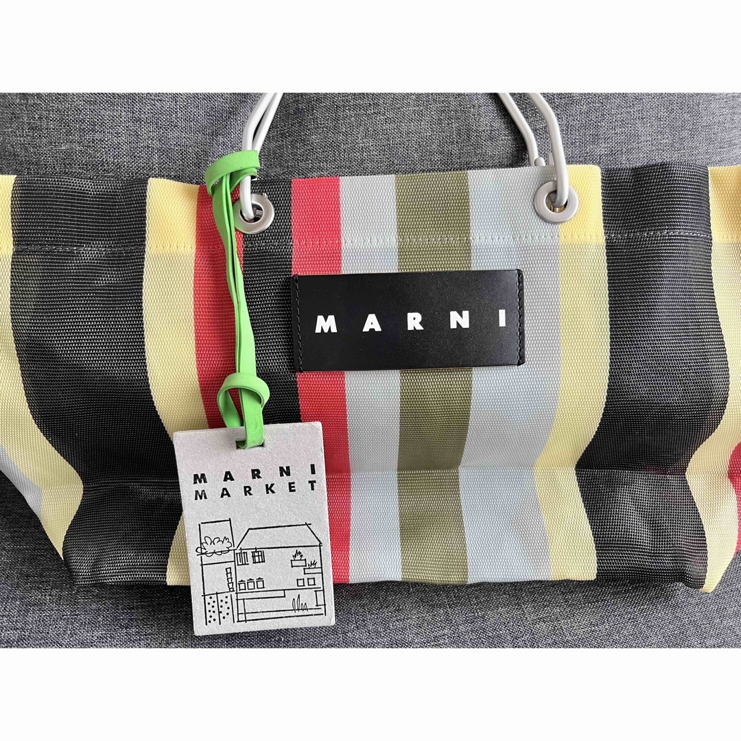 【こまちさま】MARNI ストライプバッグミニレディース