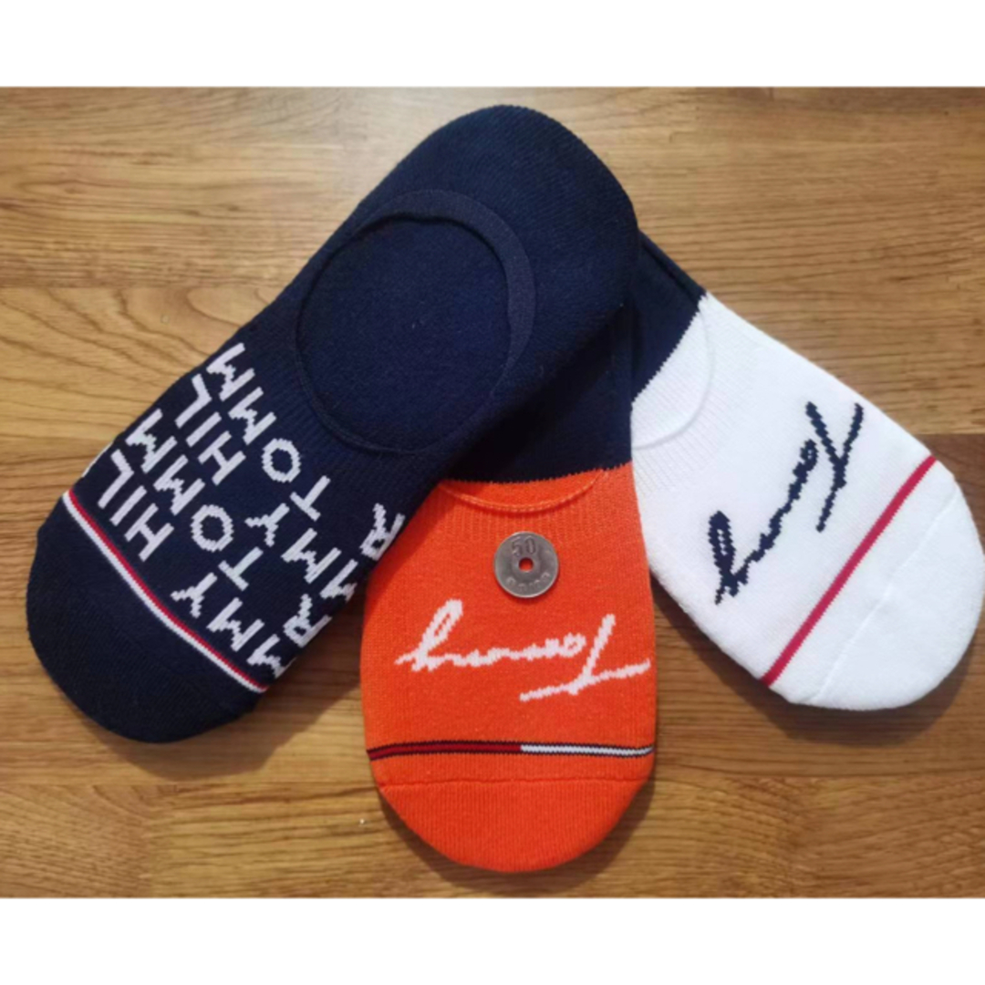 TOMMY HILFIGER(トミーヒルフィガー)の新品トミーヒルフィガーTOMMY HILFIGERメンズ3足セット101 メンズのレッグウェア(ソックス)の商品写真