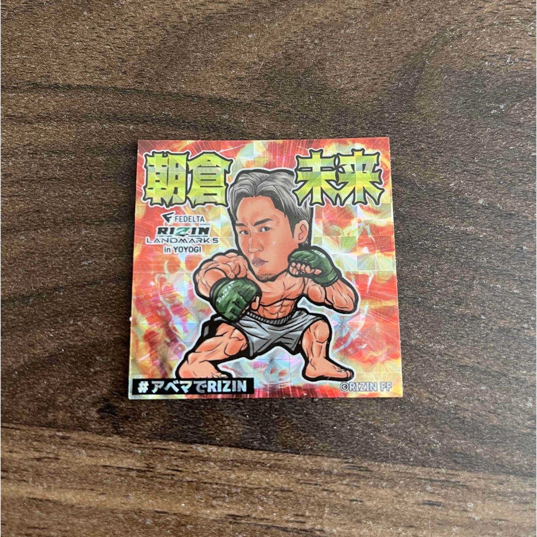 RIZIN LANDMARK 5 朝倉未来 ステッカーの通販 by puan's|ラクマ