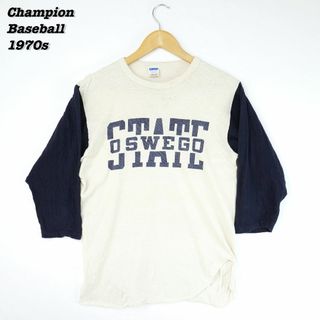 チャンピオン(Champion)のChampion Baseball T-Shirts 1970s L T200(Tシャツ/カットソー(七分/長袖))