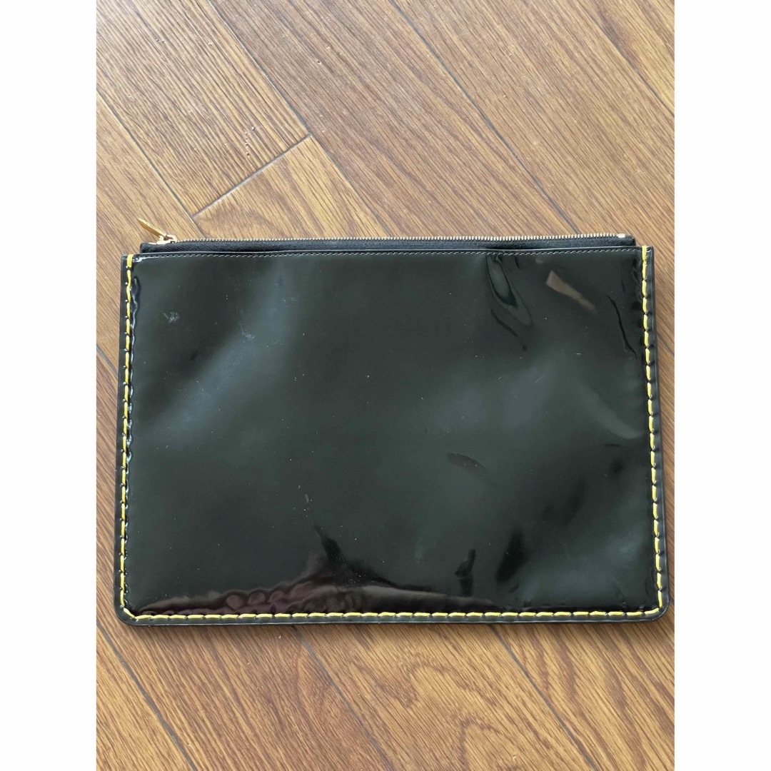 セリーヌ フィービー期 Cosmetic Pouch 化粧ポーチ レザー 紺