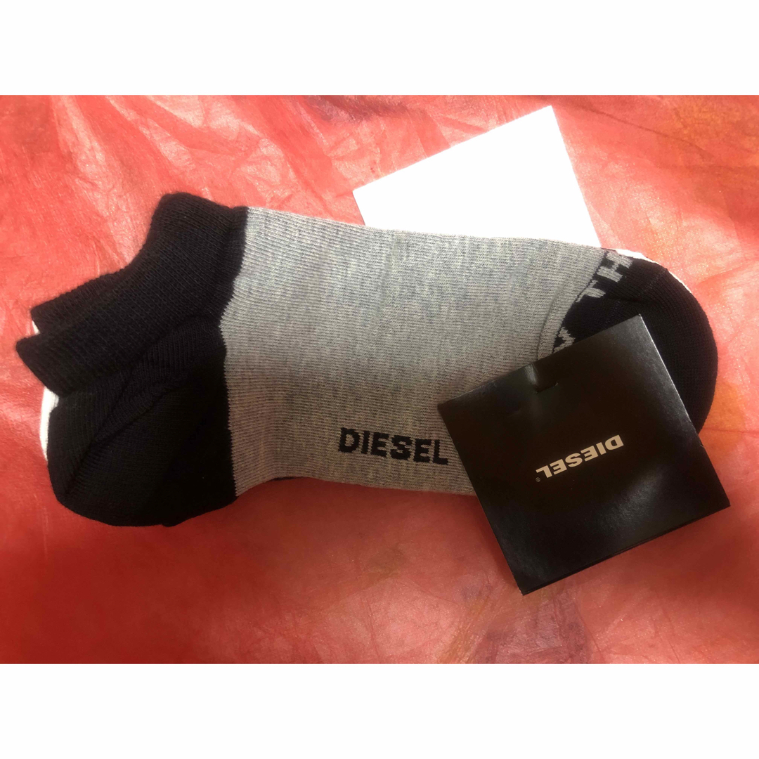 DIESEL(ディーゼル)のブラックサファイア様 専用DIESEL スニーカーソックス 3足セット(新品) メンズのレッグウェア(ソックス)の商品写真