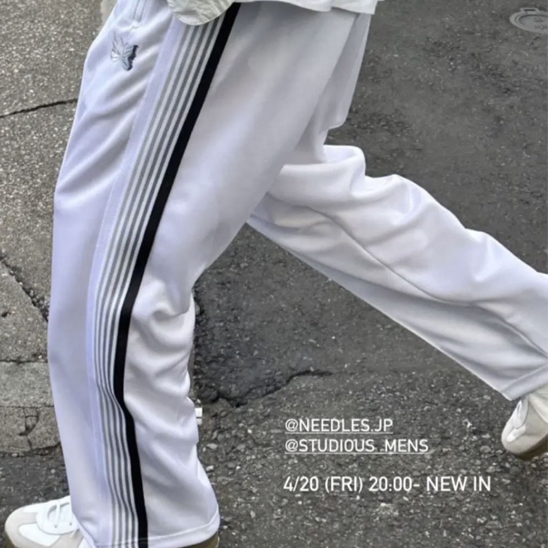 Needles トラックパンツ STUDIOUS 別注 23ss ストレートパンツ - www