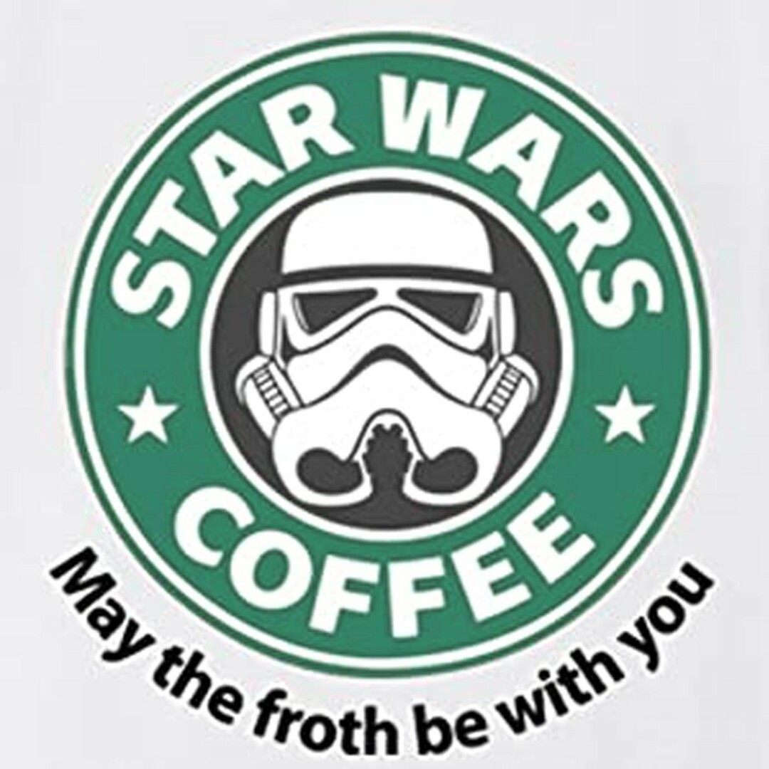 【父の日セール】スターウォーズ スターバックス おもしろ Tシャツ ブラック S メンズのトップス(Tシャツ/カットソー(半袖/袖なし))の商品写真