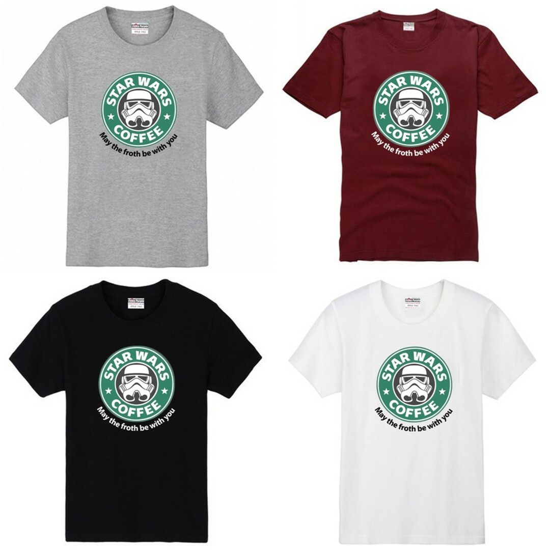 【父の日セール】スターウォーズ スターバックス おもしろ Tシャツ ブラック S メンズのトップス(Tシャツ/カットソー(半袖/袖なし))の商品写真