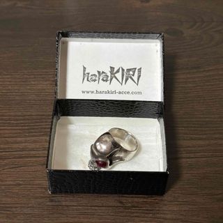 Roen - □ ハラキリ スカルリング 大 カラーストーン □ haraKIRI