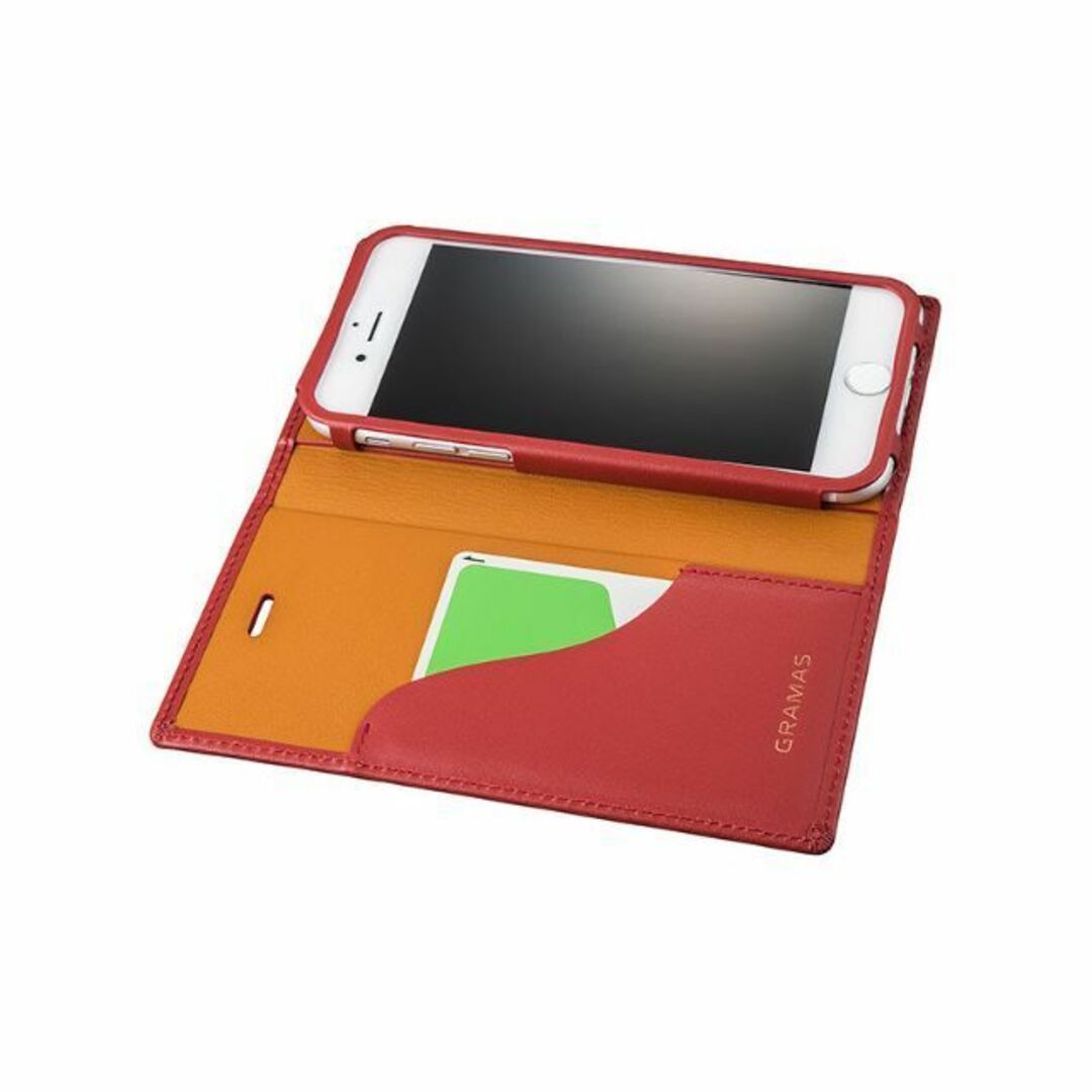 GRAMAS - 本革 GRAMAS iPhone SE3/SE2/8/7 ブラックの通販 by 値段交渉 ... 本革 GRAMAS iPhone SE3/SE2/8/7 レッド