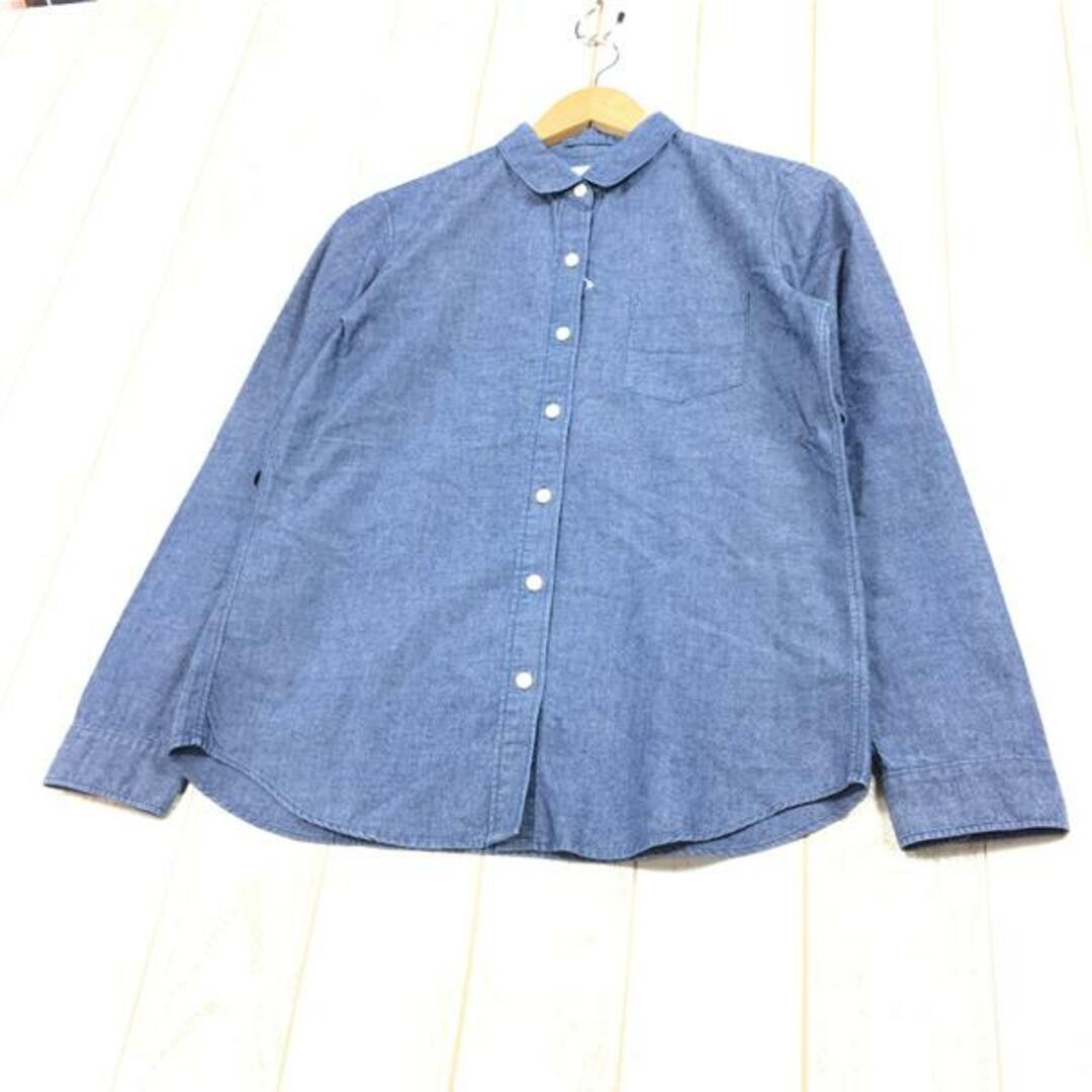 THE NORTH FACE(ザノースフェイス)のWOMENs M  ノースフェイス ロングスリーブ ダンガリー シャツ L/S Dungaree Shirt NORTH FACE NRW11414 ネイビー系 レディースのファッション小物(その他)の商品写真