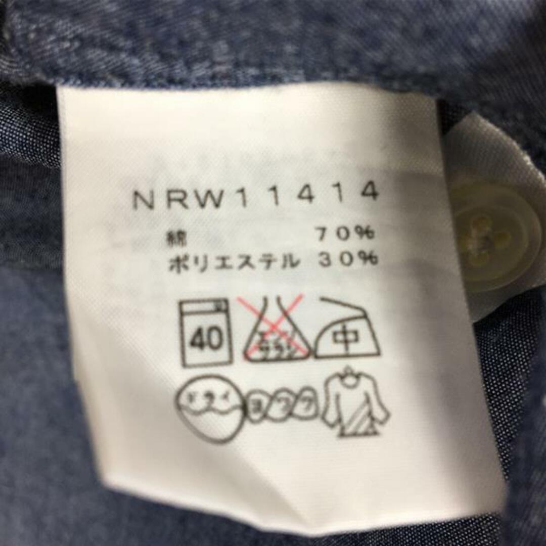 THE NORTH FACE(ザノースフェイス)のWOMENs M  ノースフェイス ロングスリーブ ダンガリー シャツ L/S Dungaree Shirt NORTH FACE NRW11414 ネイビー系 レディースのファッション小物(その他)の商品写真