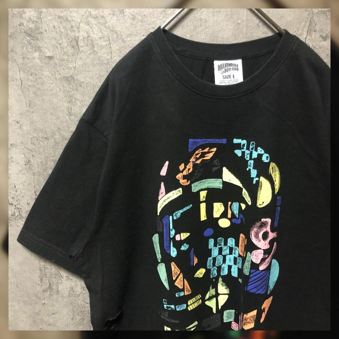 BBC(ビリオネアボーイズクラブ)の【BILLIONAIRE BOYS CLUB】L プリントTシャツ US古着 メンズのトップス(Tシャツ/カットソー(半袖/袖なし))の商品写真