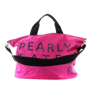 パーリーゲイツ(PEARLY GATES)のパーリーゲイツ トートバッグ ショルダーバッグ ピンク 黒(トートバッグ)