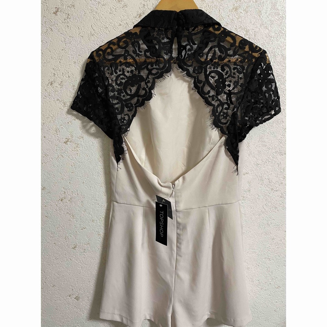 TOPSHOP(トップショップ)の新品　TOPSHOP トップショップLACE COLLAR PLAY SUIT  レディースのワンピース(ミニワンピース)の商品写真