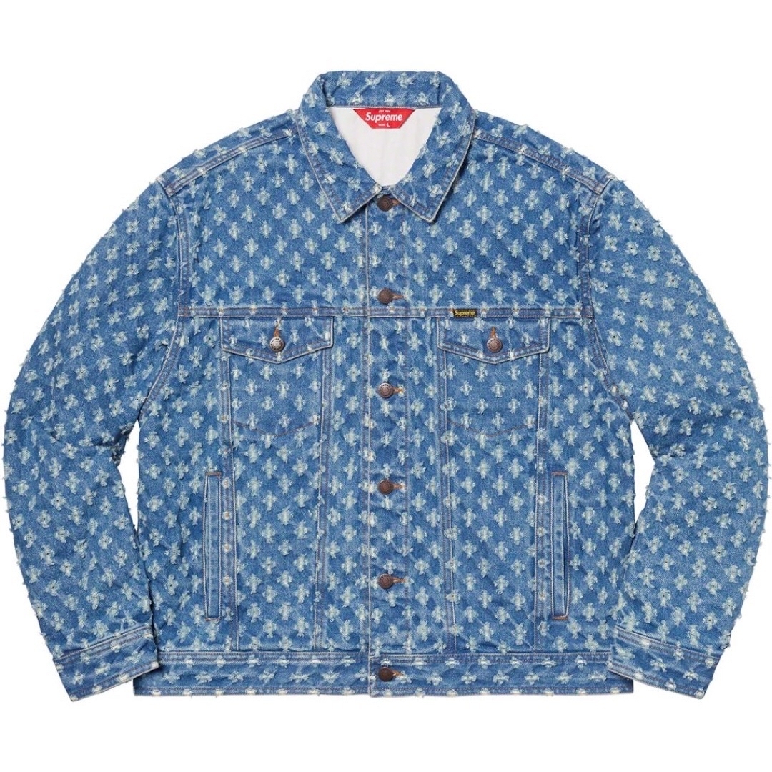 Supreme Hole Punch Denim Trucker Jacketメンズ