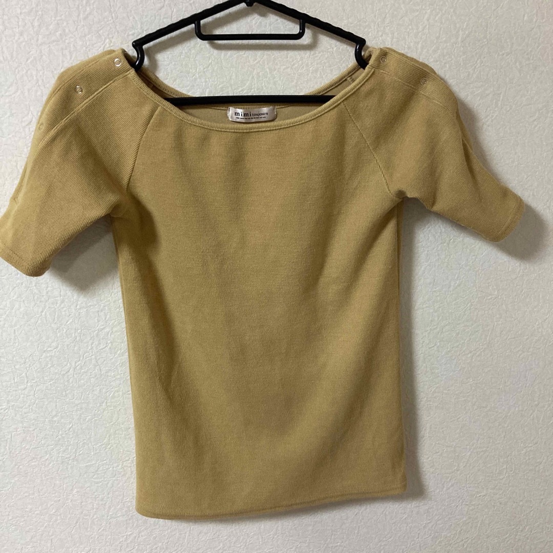 Mimi(ミミ)のリプ　トップス　M レディースのトップス(Tシャツ(半袖/袖なし))の商品写真