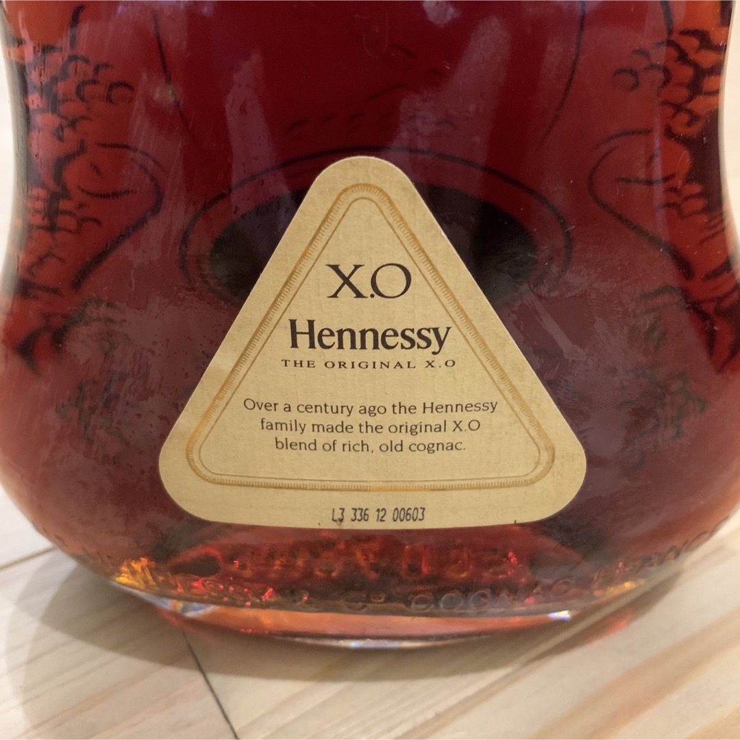 Hennessy ヘネシー コニャック xo 金キャップ 古酒 箱 4