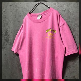 アンビル(Anvil)の【anvil】Msize プリントTシャツ ピンク US古着(Tシャツ/カットソー(半袖/袖なし))